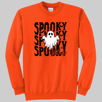 Adult Long Sleeve Shirt - Fall Holidays - Spooky Vibes Thumbnail